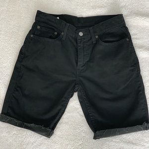 Levi’s Men’s Black Jean Shorts